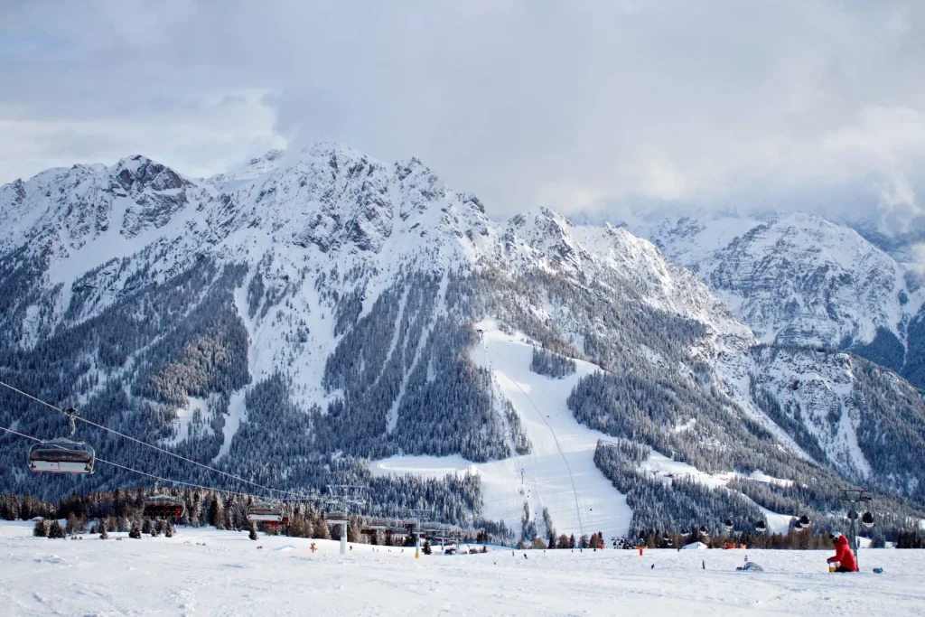 A look at the slopes of Kronplatz mountain