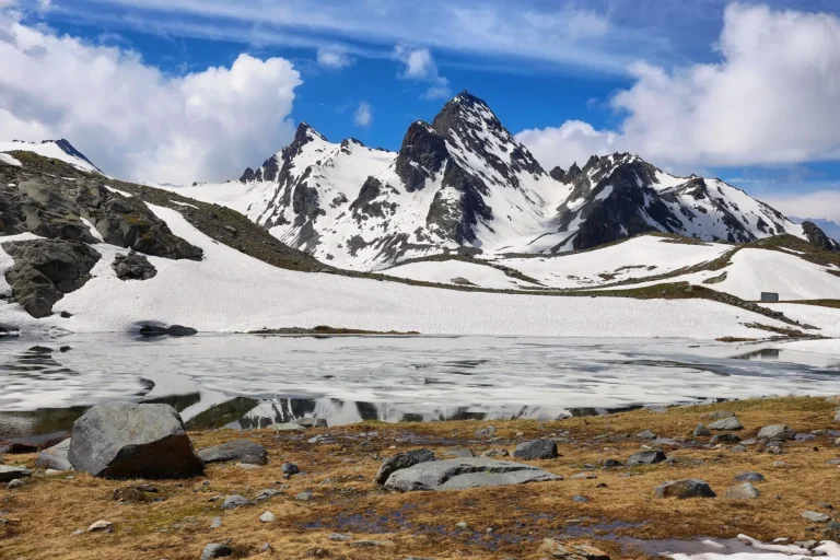 Rutor Lake in the Aosta Valley