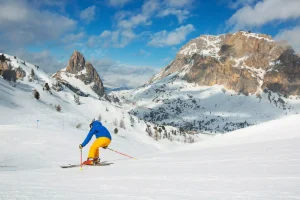 Breathtaking views on the slopes