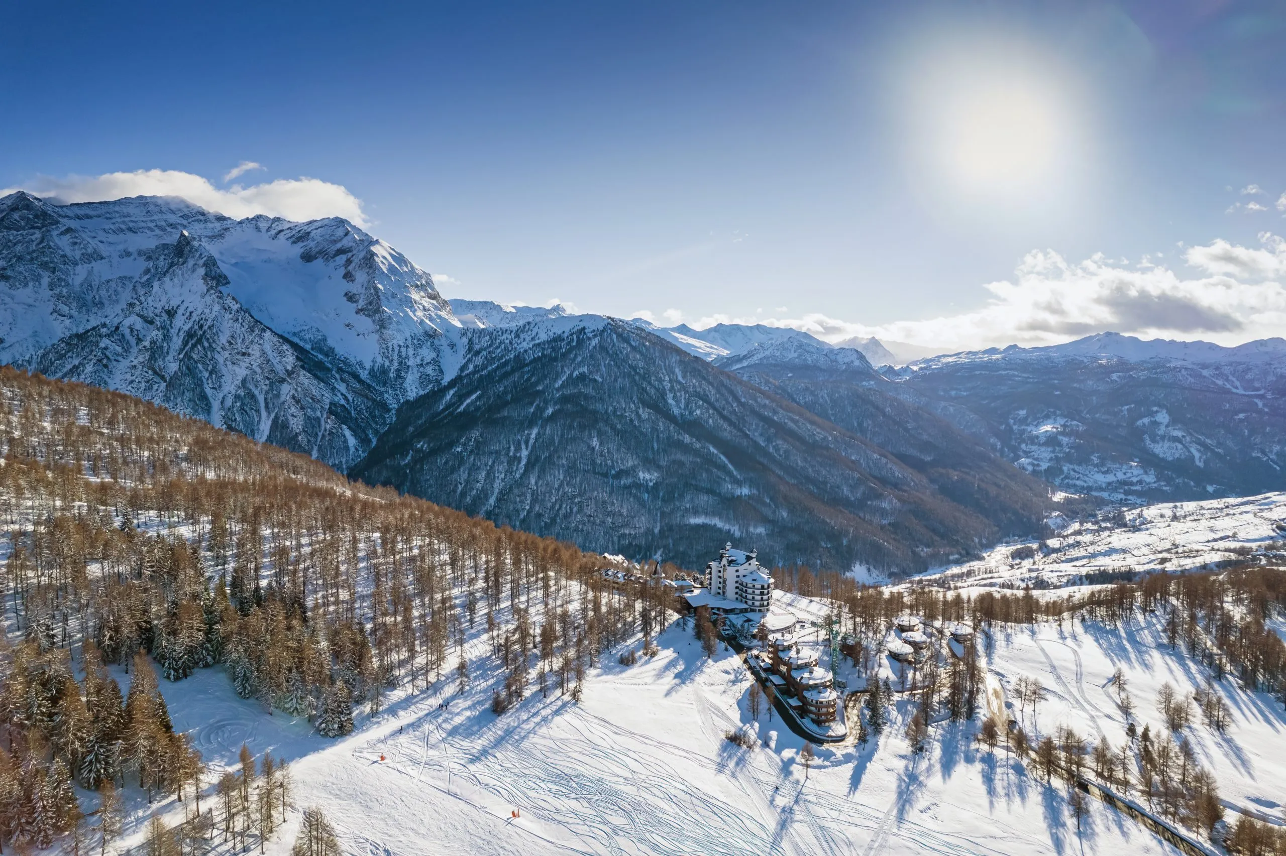 Hotel in the Italian western Alps