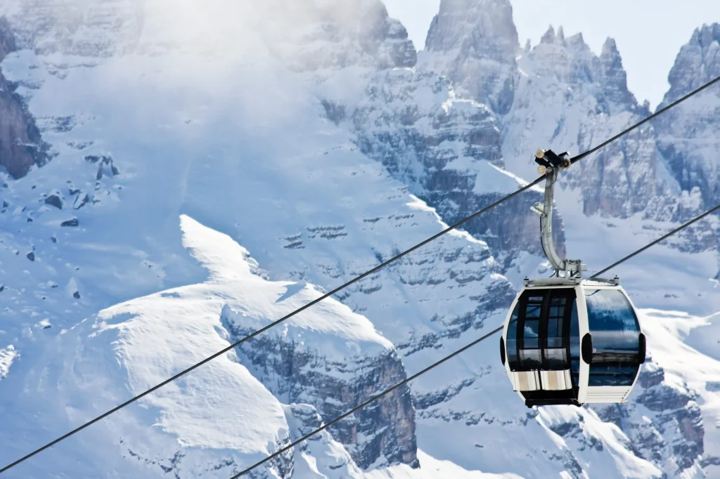 Ski resort Madonna di Campiglio. Italy