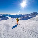 Ski slopes in Monte Rosa ski resort