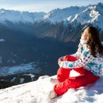 Sunbathing in Madonna di Campiglio