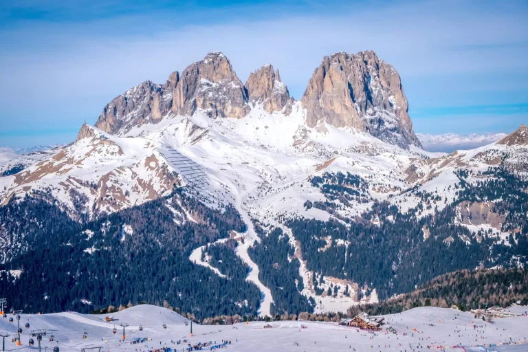 View of the mighty Marmolada mountain