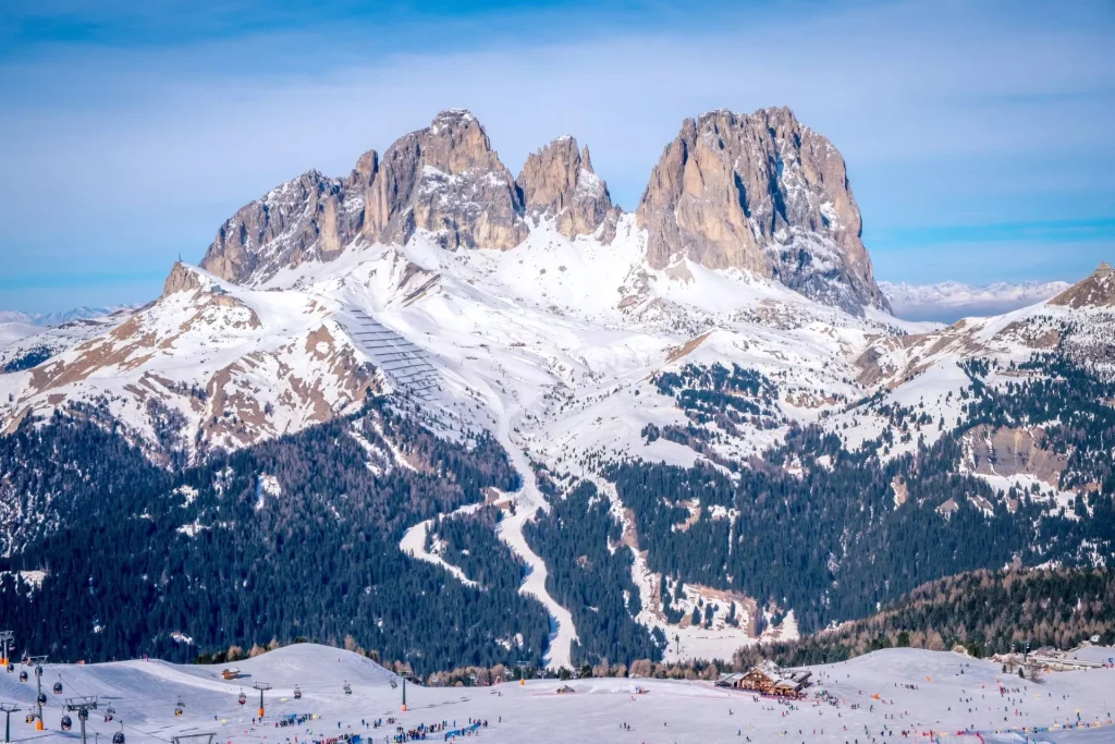 View of the mighty Marmolada mountain